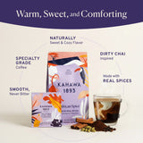 Chai Spice Coffee (Dirty Chai Inspired) - Medium Roast Coffee